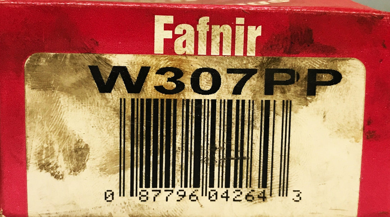 Fafnir Single Row Ball Bearing W307PP NOS