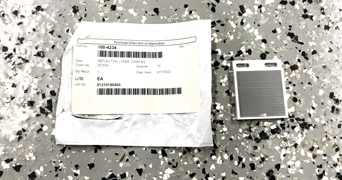 IFM Square Laser Reflector TS50x50 E20722 NOS