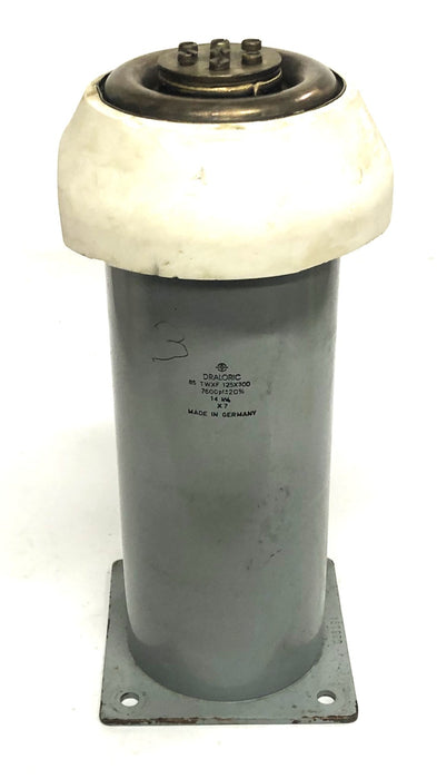 Draloric 14kVg x7 Capacitor 85 TWXF 125X300 USED
