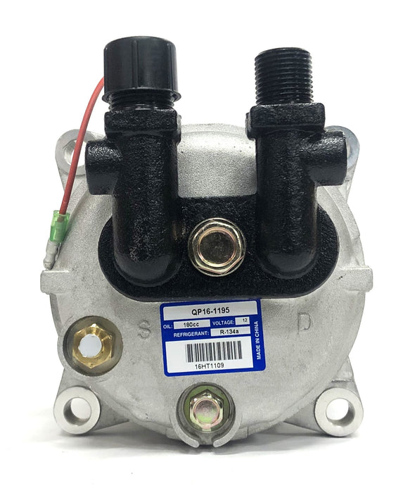QUE Products LLC Aluminum 12V R-134A AC Compressor Missing Cap QP16-1195 NOS