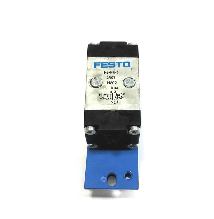 Festo Pneumatic Valve 1-8 Bar J-5-PK-3 USED