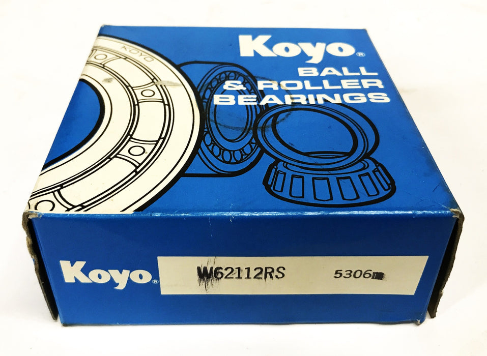Koyo Rubber Sealed Deep Groove Ball Bearing W62112RS NOS