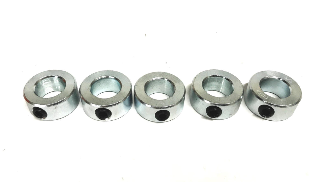 Climax 5/8 inch Steel Zinc Set Screw Collar C-062-ID [Lot of 5] NOS