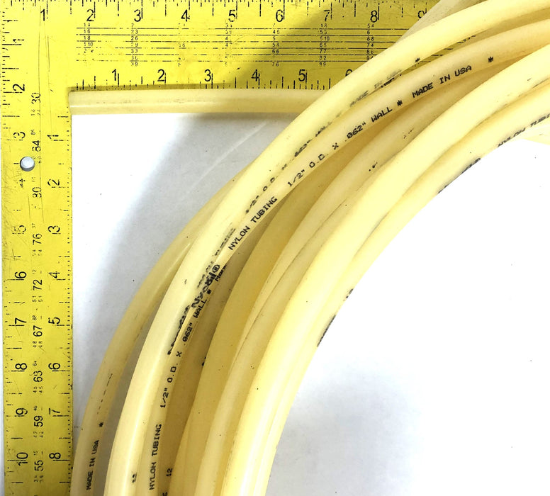 Nycoil 70 Foot 1/2 Inch OD X 0.062 Inch Wall Nylon Tubing 61880 (208506 12) NOS