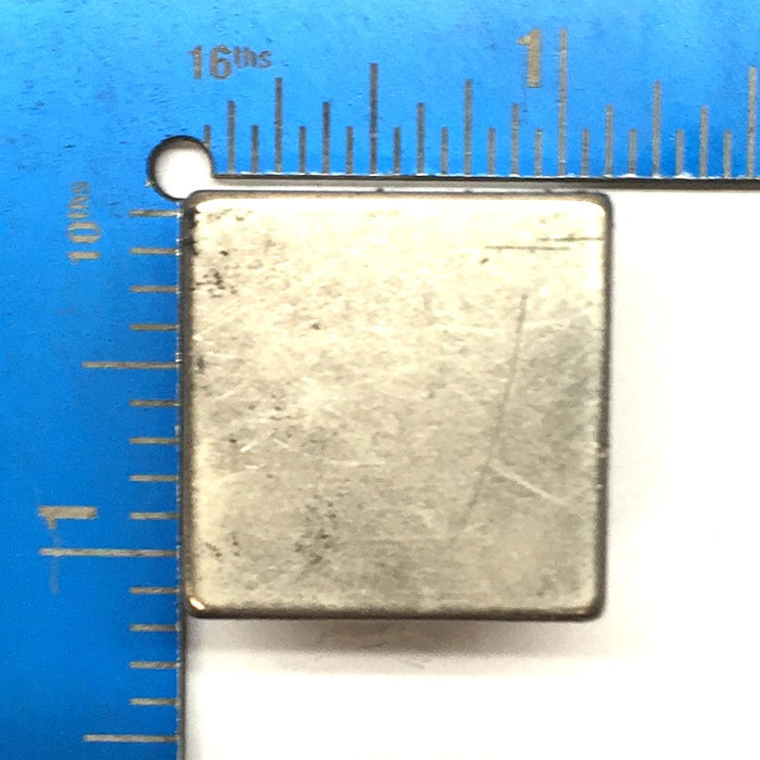AMSC NICUNI Coat N35 1" x 1" x 1/2" Neodymium Earth Block Magnet [Lot of 2] NOS