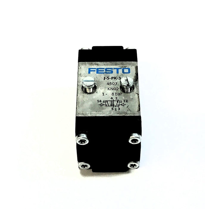 Festo Pneumatic Valve (No Sub-base) 1-8 Bar J-5-PK-3 USED