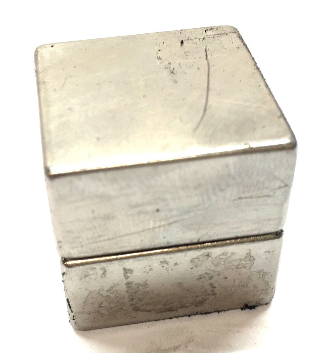 AMSC NICUNI Coat N35 1" x 1" x 1/2" Neodymium Earth Block Magnet [Lot of 2] NOS