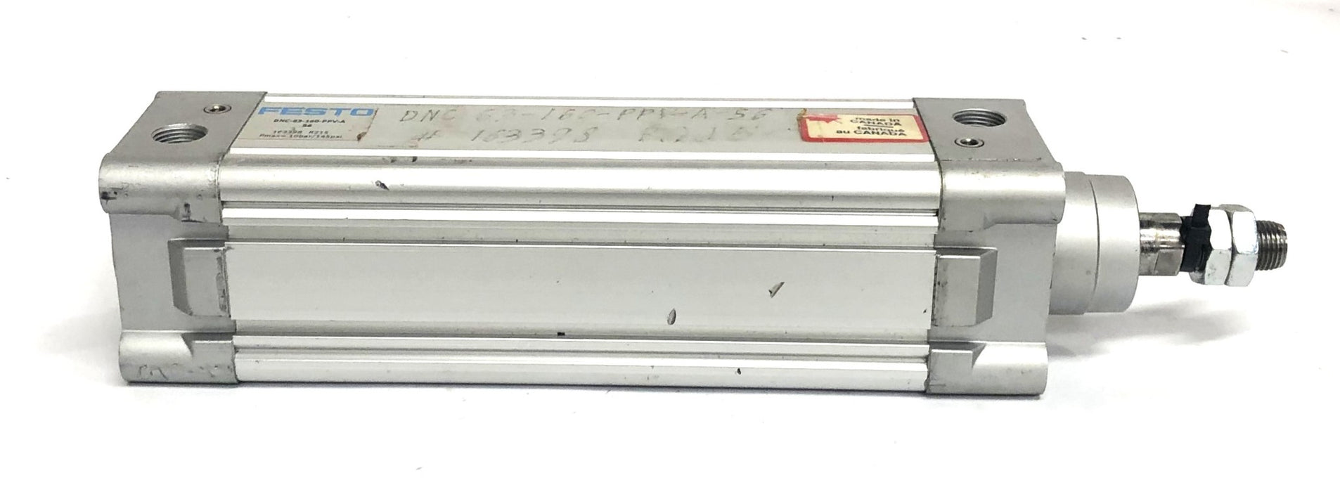 Festo 163398 1.0bar/145psi R215 Cylinder DNC-63-160-PPV-A S6 USED