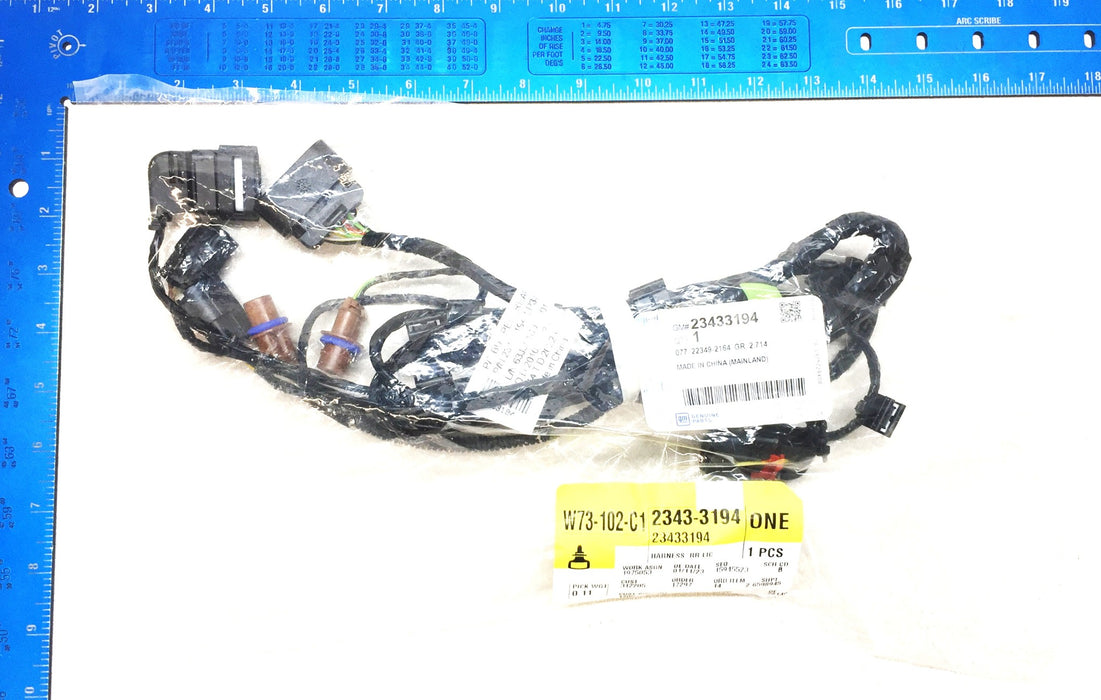 General Motors/GM Plate Lamp and Object Sensor Wiring Harness 23433194 NOS