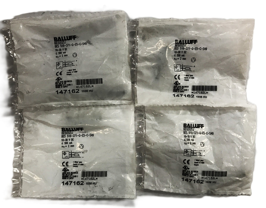 Balluff Inductive Proximity Switch BES-516-371-G-E5-C-S49 [Lot of 4] NOS
