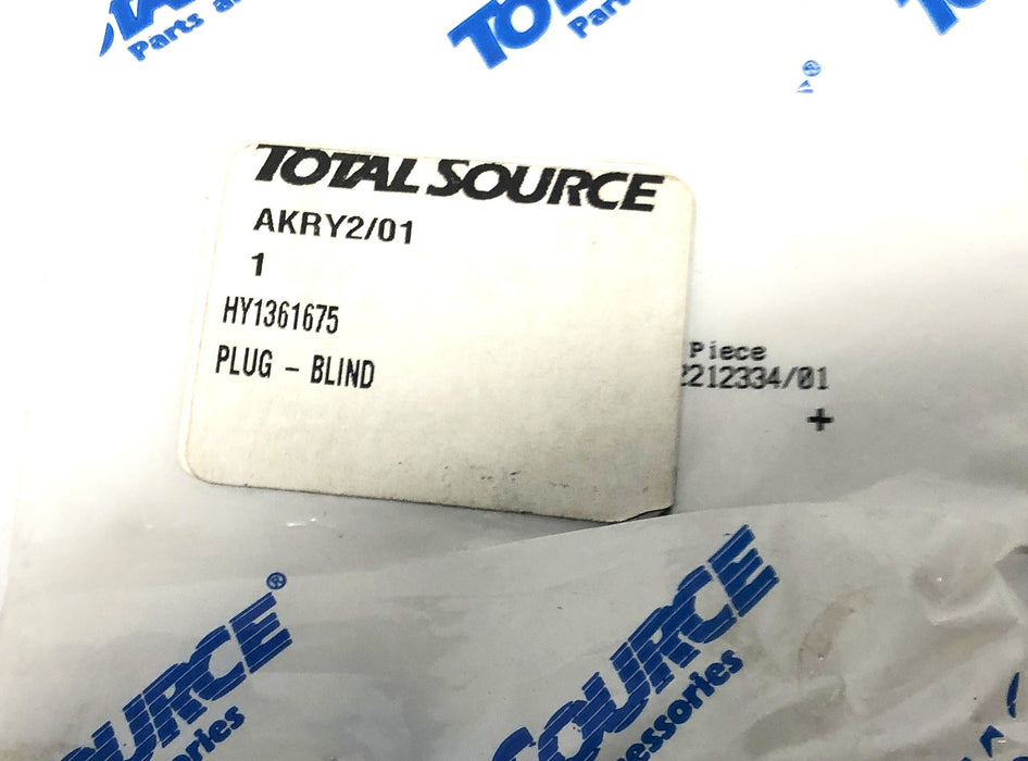 Total Source Blind Plug HY1361675 [Lot of 2] NOS
