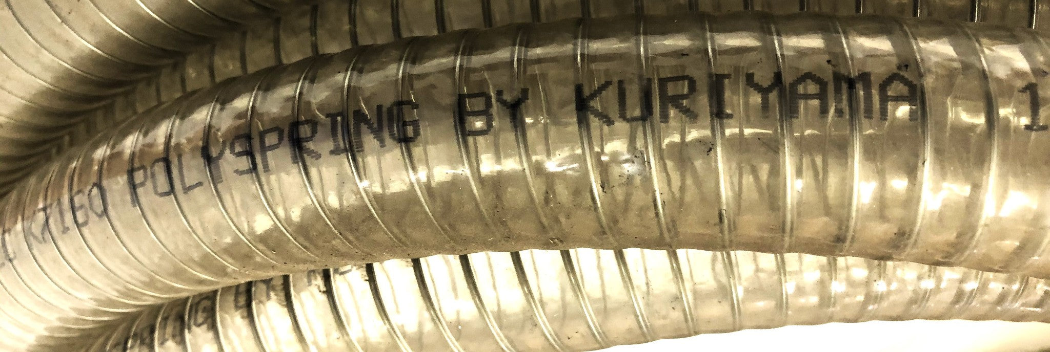Kuriyawa 30 Foot Kuri Tec Polyspring 1-1/4 IN ID Clear Tubing K7610 (K01116) NOS