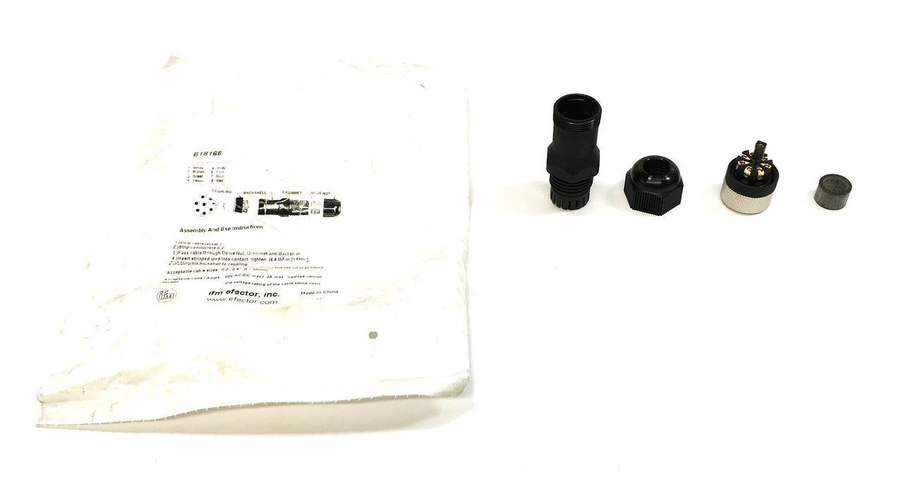 IFM Female Wirable Connector E18165 NOS