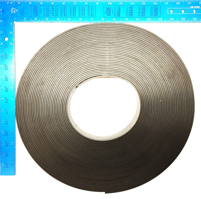 Unbranded 100' Outdoor Flexible Magnetic Adhesive Strip 2"(w) x 0.15"(thk) NOS
