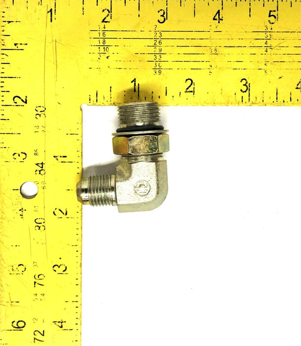 Unbranded 90 Degree Male 16TPI Elbow Swivel Fitting 1/2x1/4 Inch NOS