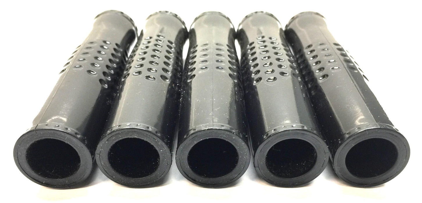 Rubber Dynamics 5/8" x 4-9/16" Black Dimpled Grip PVCG-003 [Lot of 11] NOS