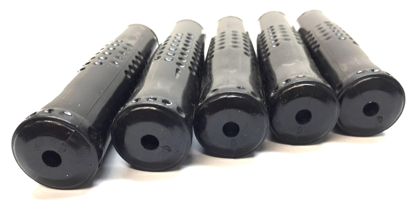 Rubber Dynamics 5/8" x 4-9/16" Black Dimpled Grip PVCG-003 [Lot of 11] NOS