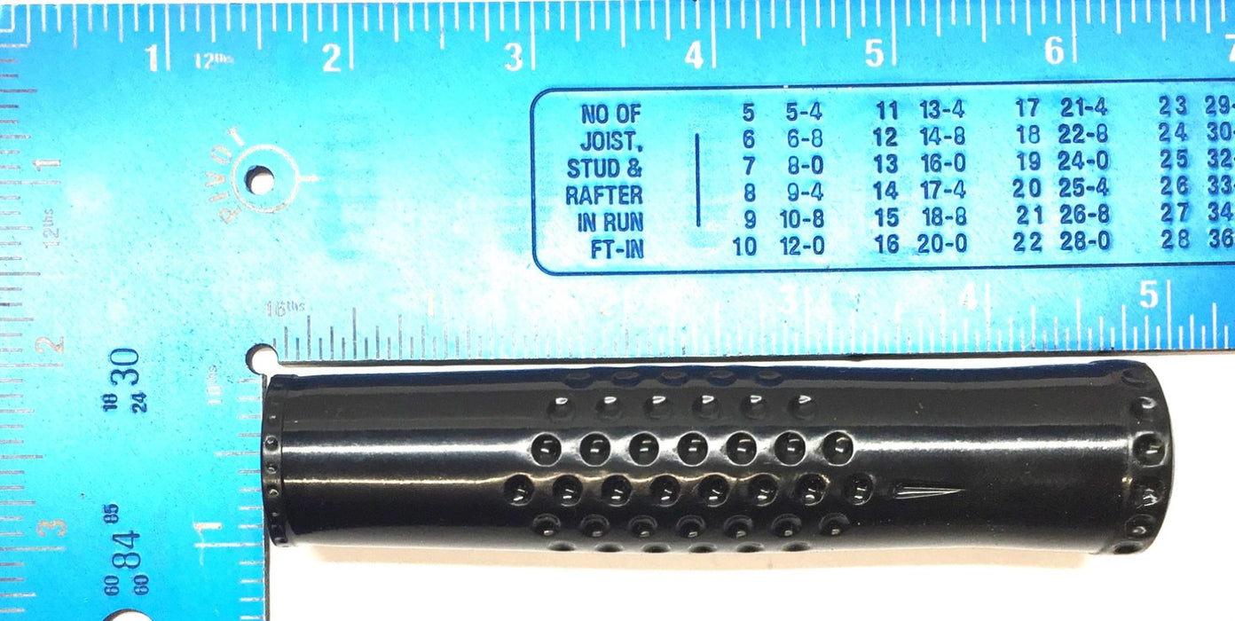 Rubber Dynamics 5/8" x 4-9/16" Black Dimpled Grip PVCG-003 [Lot of 11] NOS
