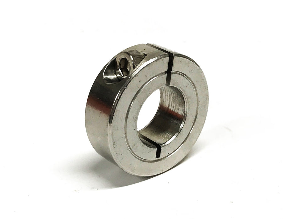 Climax 5/8 inch Stainless Steel 1-PC Split Screw Collar 1C-062-SS [Lot of 4] NOS