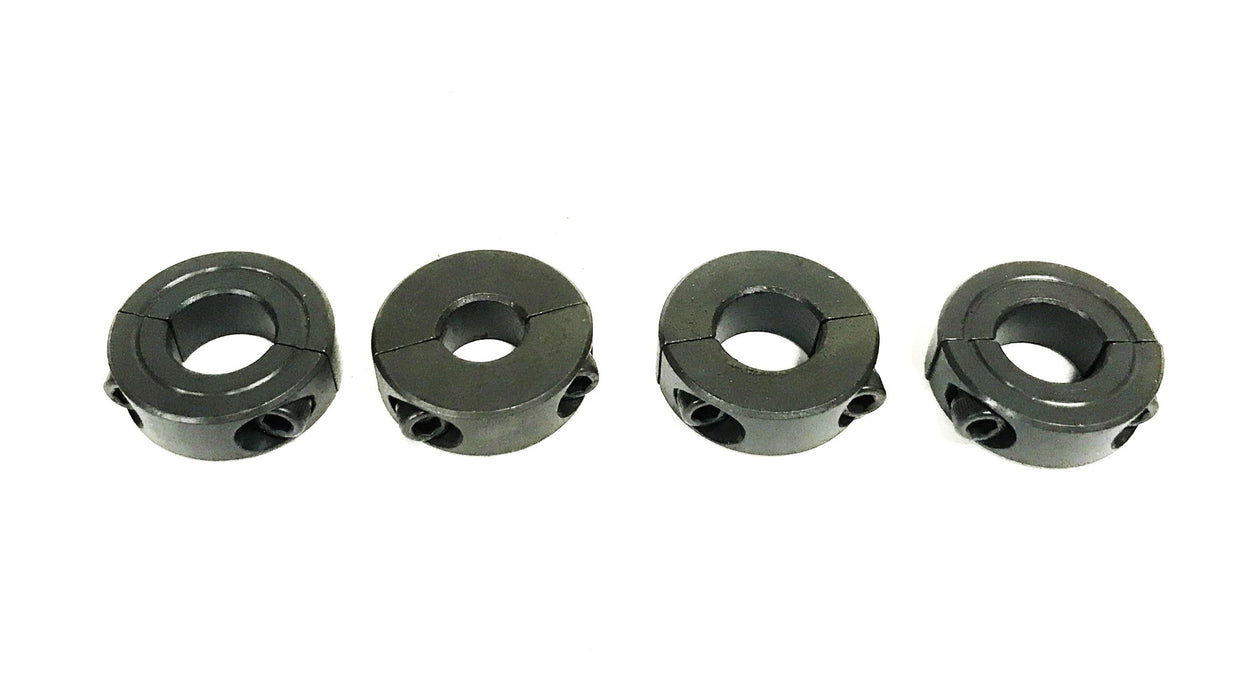 Climax 5/8 inch Black Oxide 2-PC Split Screw Collar 2C-062-BO [Lot of 4] NOS