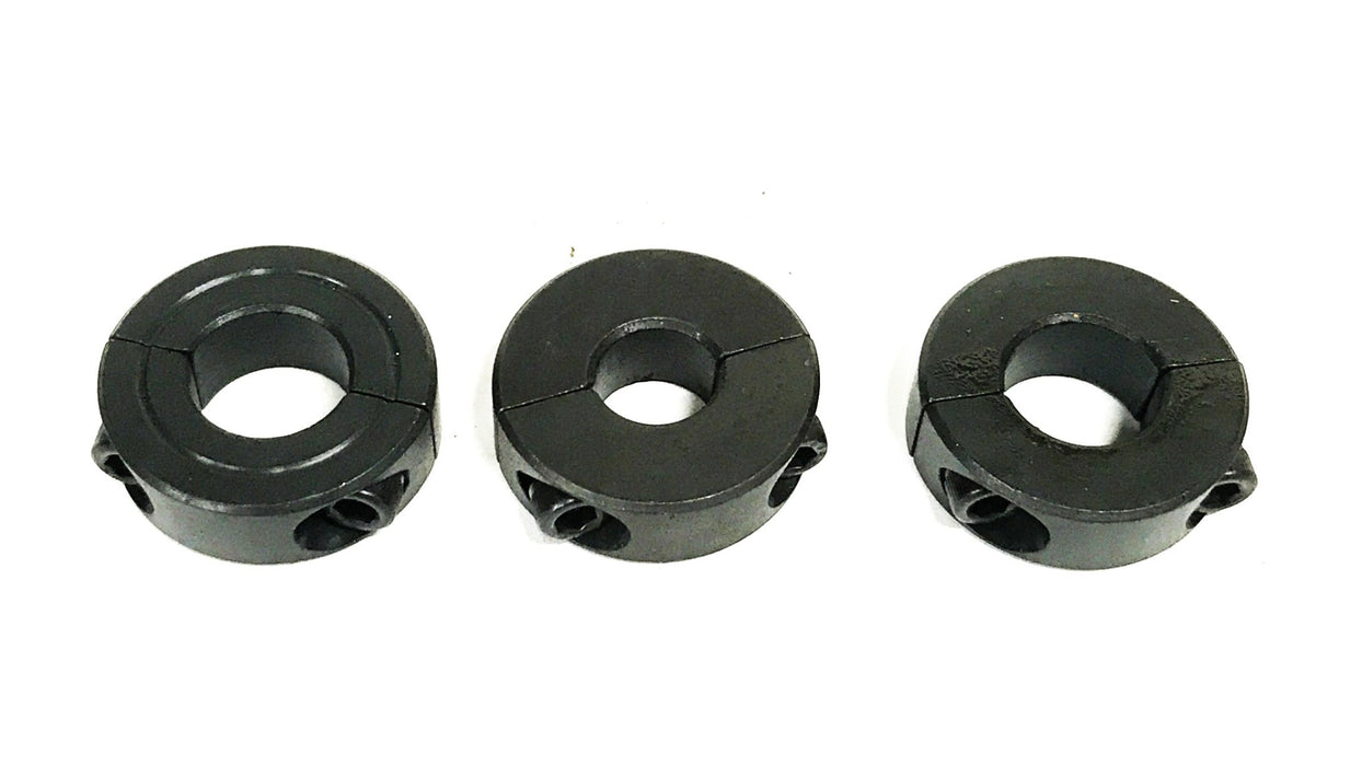 Climax 5/8 inch Black Oxide 2-PC Split Screw Collar 2C-062-BO [Lot of 3] NOS