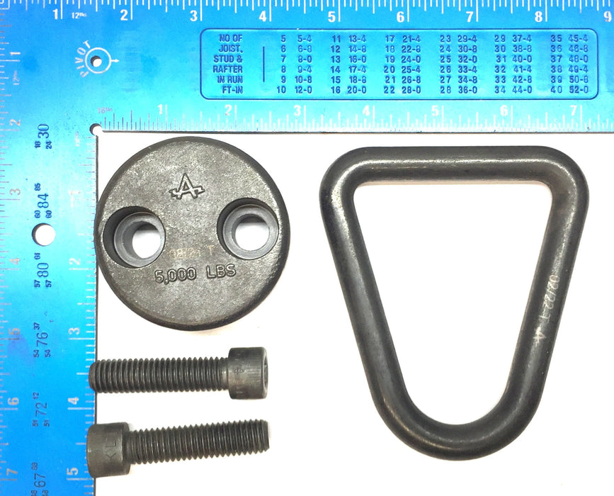 ADB Steel Black Oxide Flip-Flop Hoist Ring Assembly 34040S NOS