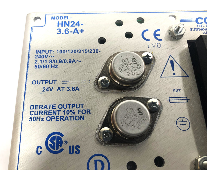 Mouser Electronics 24V 3.6A Condor/SL Power Supply 675-HN24-3.6A NOS