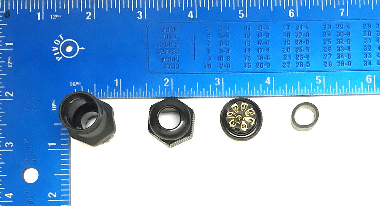 IFM Male Wirable Plug Connector E18343 NOS