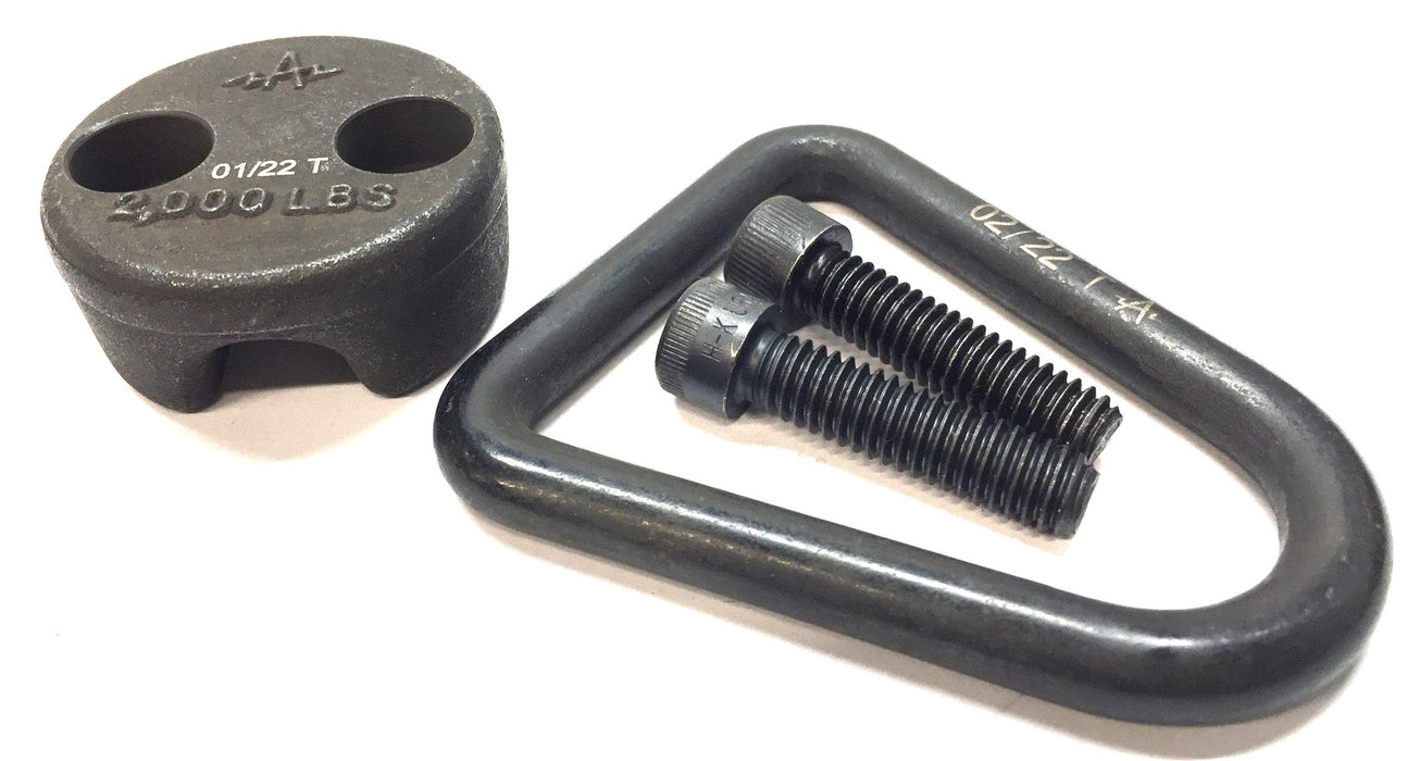 ADB Steel Black Oxide Flip-Flop Hoist Ring Assembly 34030S NOS