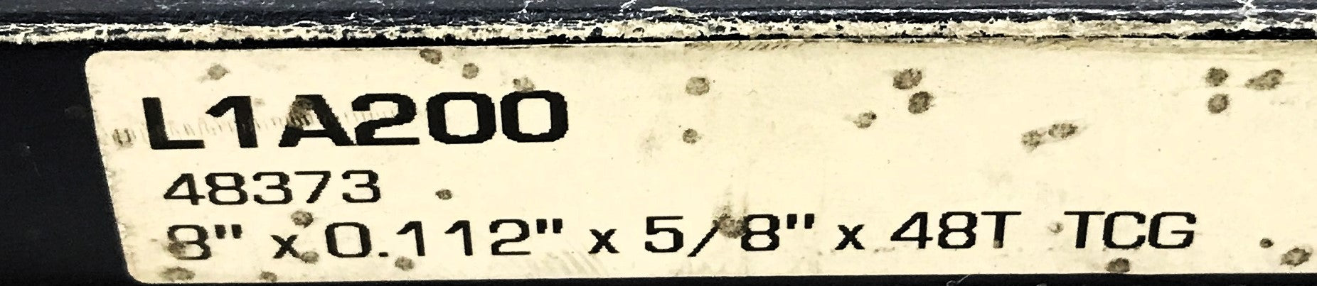 FS Tool Carbide Tipped Industrial Saw Blade L1A200 USED