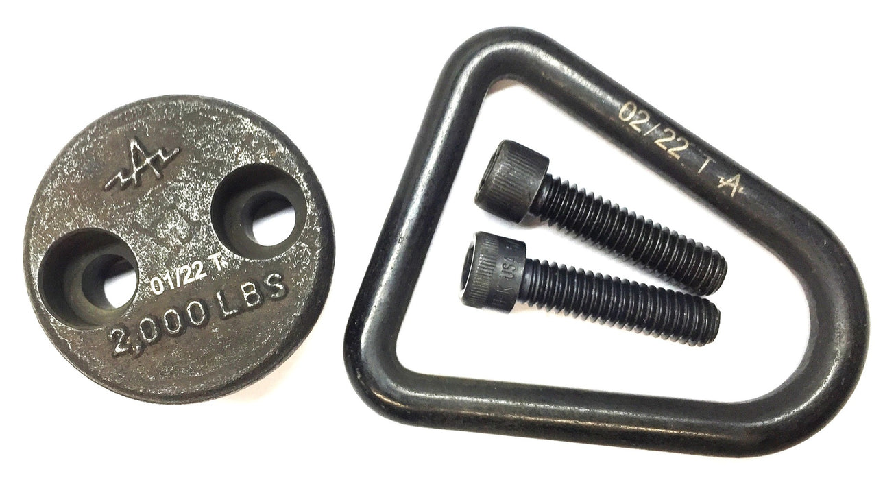 ADB Steel Black Oxide Flip-Flop Hoist Ring Assembly 34030S NOS