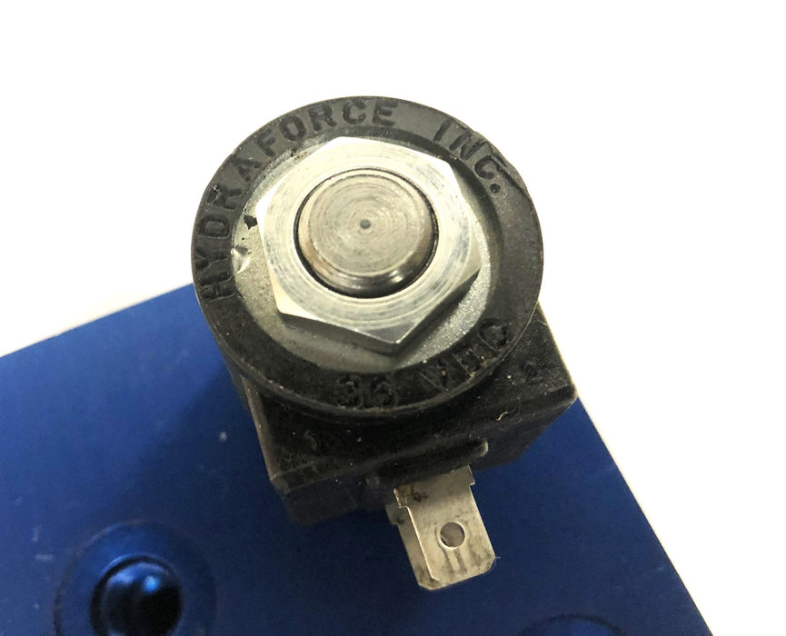 Haldex Barnes 3-Way Valve Block With 6301036 Solenoid 6599 (5170876-02) USED