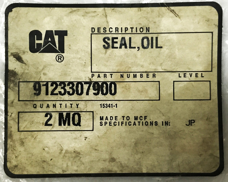 Caterpillar Forklift Oil Seal 9123307900 [Lot of 2] NOS