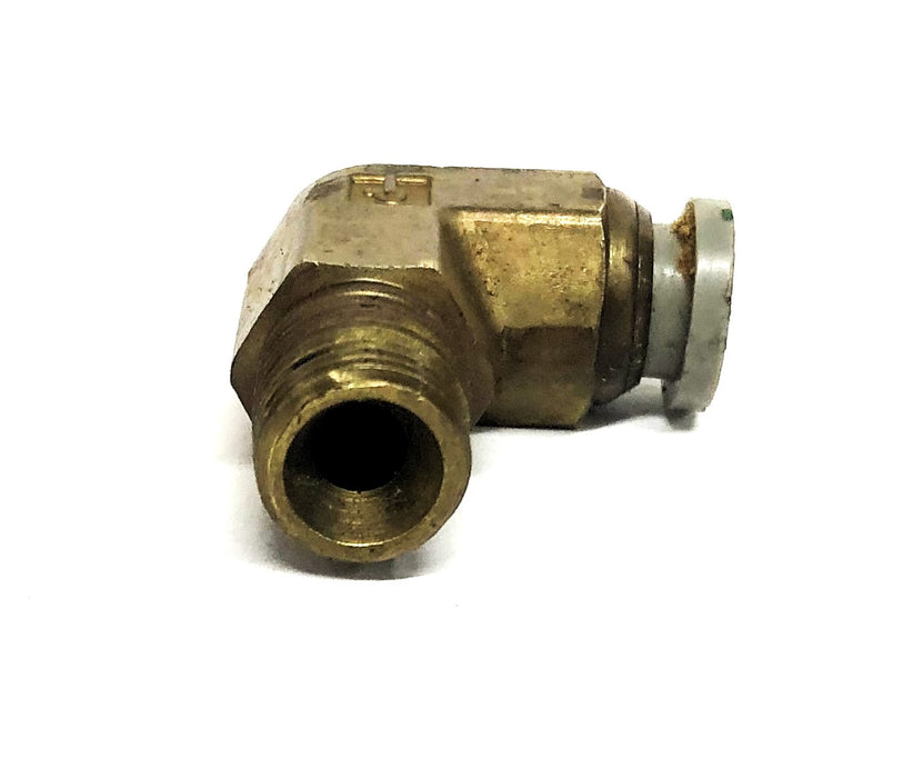 Parker Male/Female Brass 90 Degree Elbow Fitting Adapter 1/4 Inch [Lot of 7] NOS