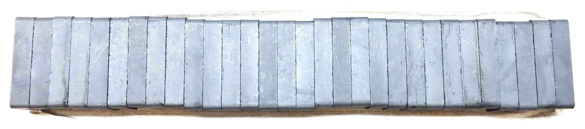 Unbranded Unmagnetized Ferrite Ceramic Magnet 1.87"x .87"x .37" [Lot of 30] NOS