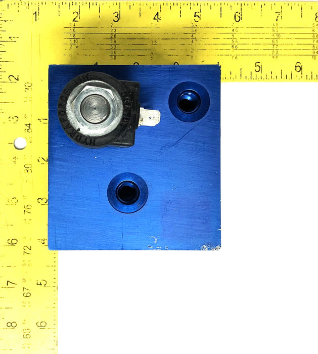 Haldex Barnes 3-Way Valve Block With 6301036 Solenoid 6599 (5170876-02) USED