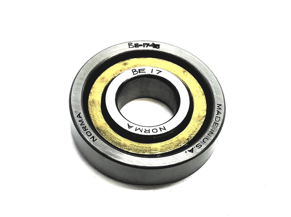 Norma Angular Contact Bearing (No Box) BE-17-10/BE-17 (E-17-10/E-17) NOS