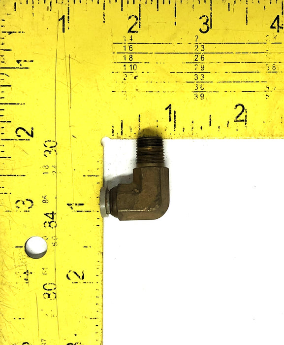 Parker Male/Female Brass 90 Degree Elbow Fitting Adapter 1/4 Inch [Lot of 6] NOS