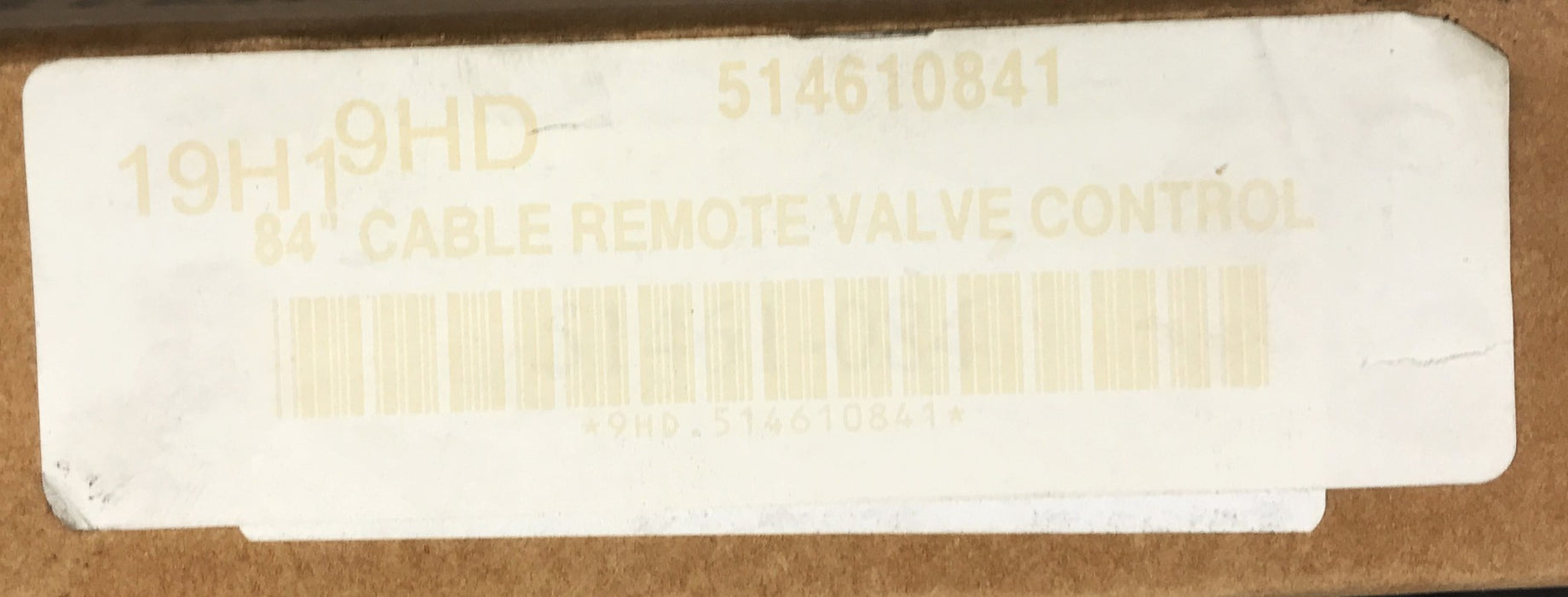 Wescon 84 Inch Cable Remote Valve Control 51410841 NOS