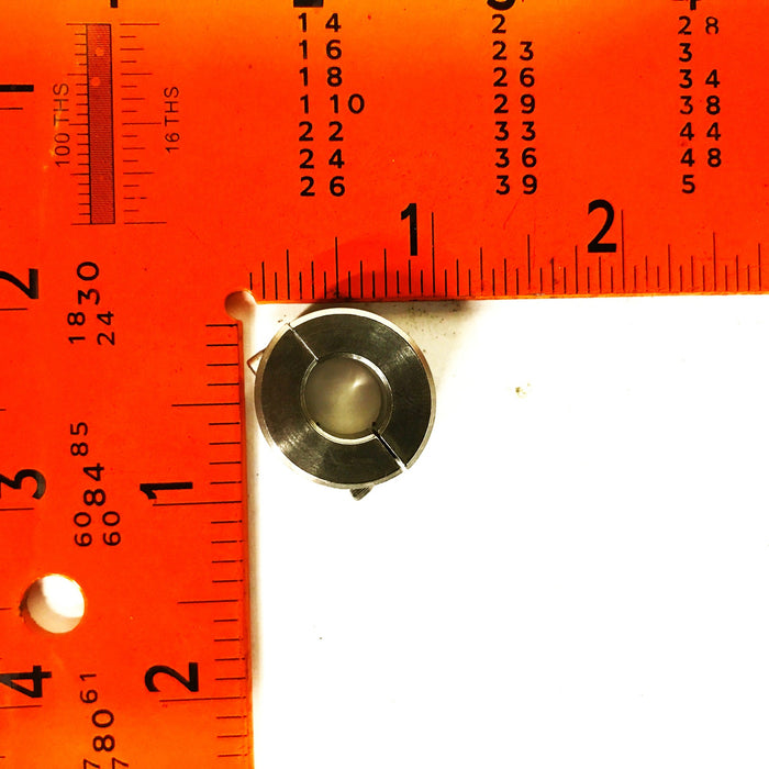 Climax 7/16 inch Stainless Steel 2-PC Split Shaft Collar 2C-043-S NOS