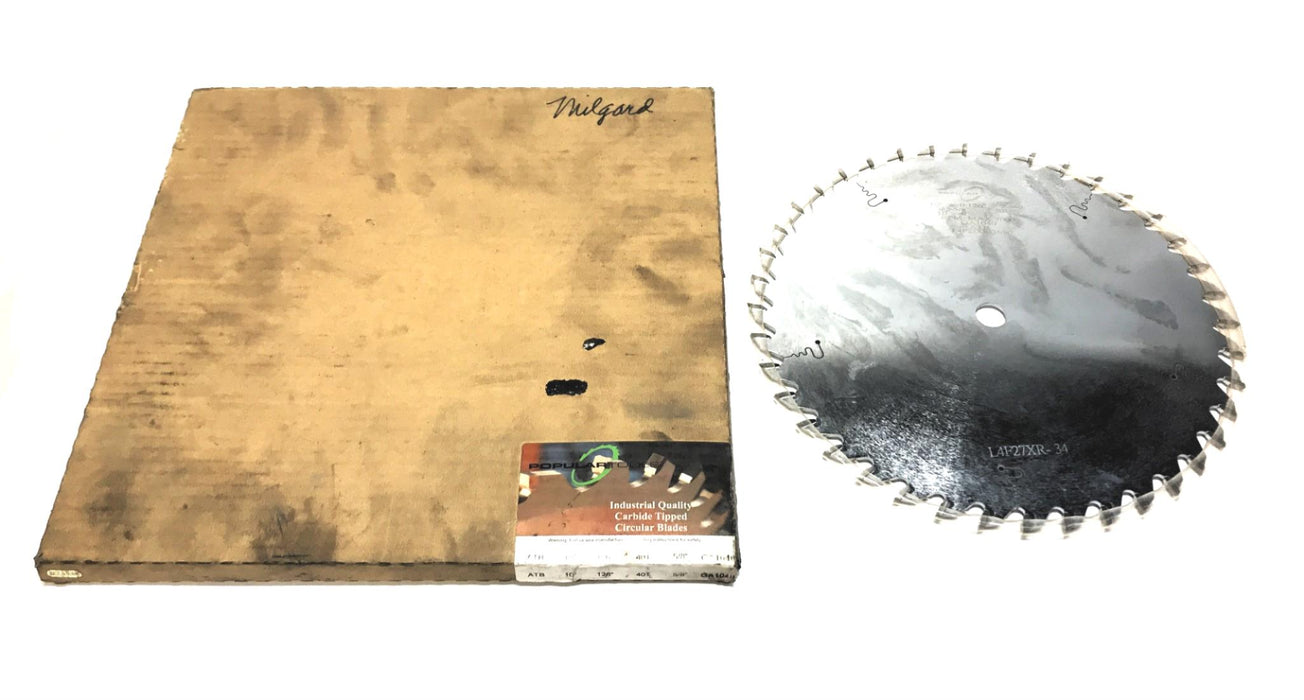 Popular Tools 10" Diameter 40T 5/8" Bore Carbide Tipped Saw Blade GA1040 NOS