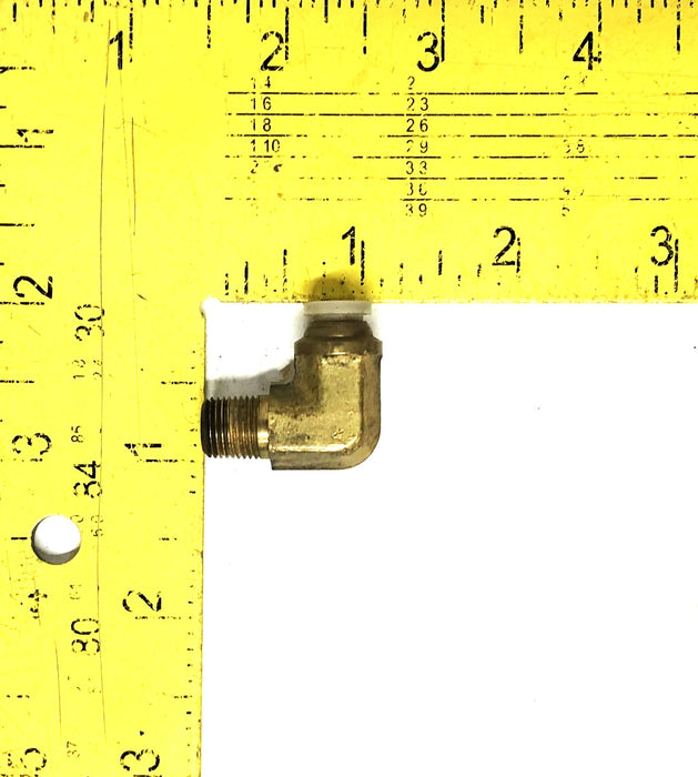 Parker 28TPI  Brass 90 Degree Elbow Fitting Adapter 1/4 Inch [Lot of 7] NOS