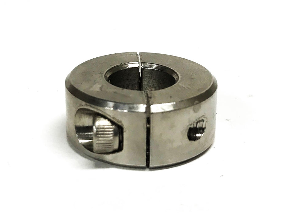 Climax 7/16 inch Stainless Steel 2-PC Split Shaft Collar 2C-043-S NOS