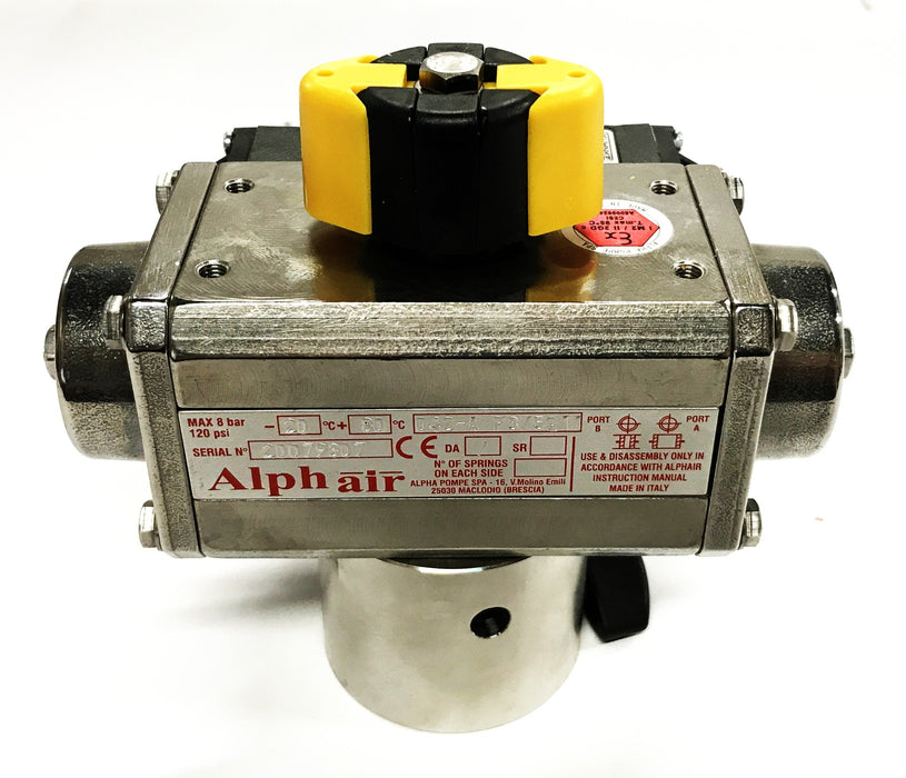 Alphair Pneumatic Actuator Valve Assembly 042-A-F3/5Q11 NOS