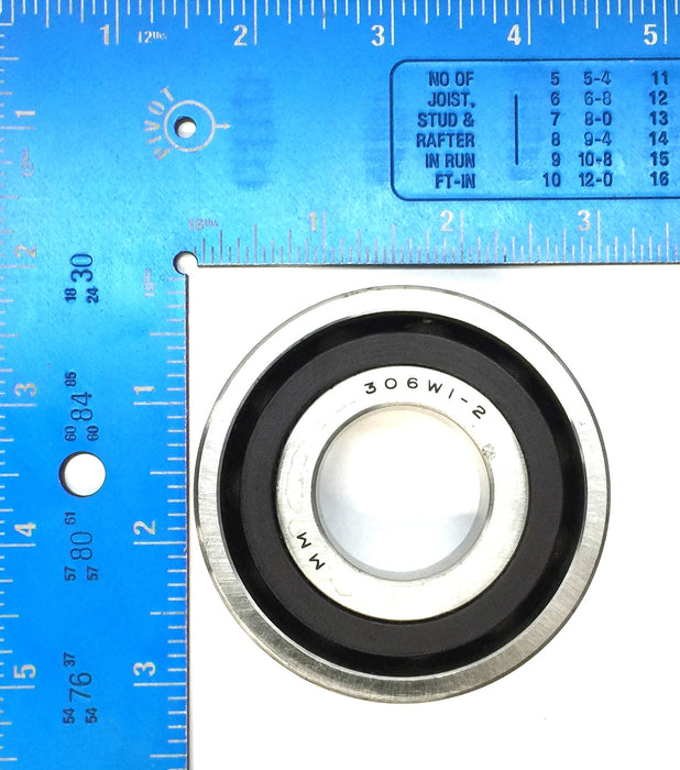 Fafnir Deep Groove Radial Ball Bearing 306W1-2 NOS