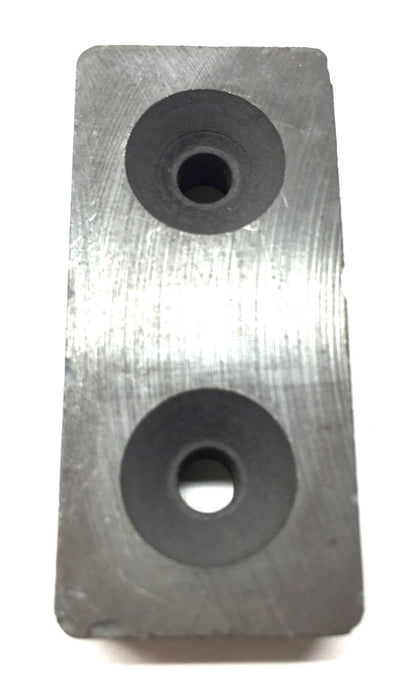 Magnet Source 3/8"x 7/8"x 1-7/8" Ferrite Block w/2-Countersunk Holes [Lot of 20]