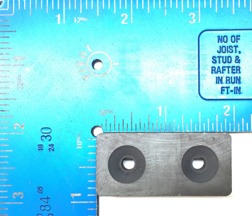 Magnet Source 3/8"x 7/8"x 1-7/8" Ferrite Block w/2-Countersunk Holes [Lot of 20]