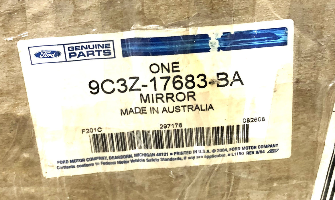 Ford OEM RH Manual Side View Mirror 9C3Z-17683-BA (BC34-17682-A) PARTS ONLY