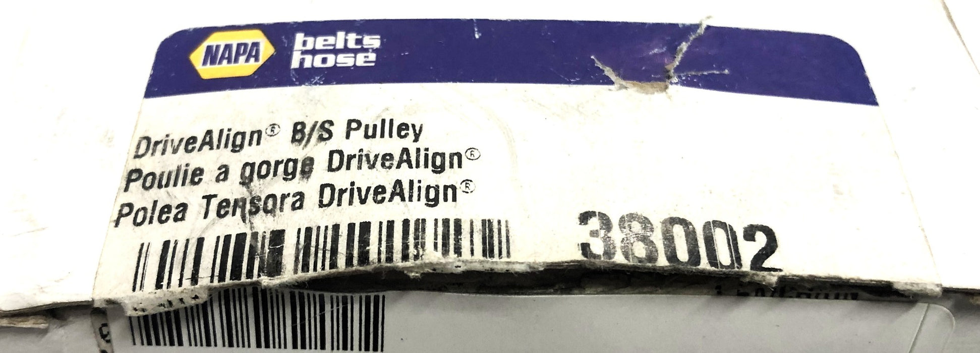 NAPA Drivealign B/S Pulley 38002 NOS