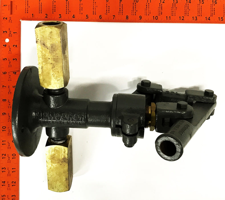 Henderer Cast Iron Hand Operated Hydraulic Pump PP58601 NOS